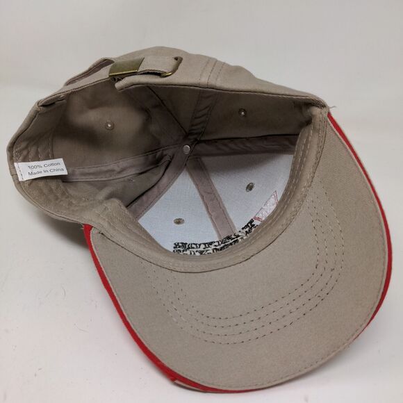 Tractor Supply Co Men's Slideback Hat Tan Adjustable Embroidered Logo - Picture 9 of 11